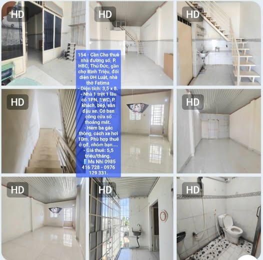 Nhà cho thuê đường Số, Hiệp Bình Chánh, Thủ Đức 28m² giá 5.5 triệu - Phù hợp cho gia đình và nhóm bạn!