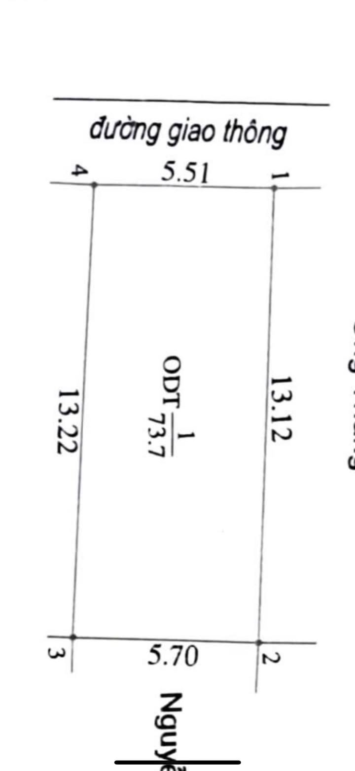 Đất Phú Lương Hà Đông 74m² giá 2 tỷ - Ô tô đỗ cửa, chính chủ bán!