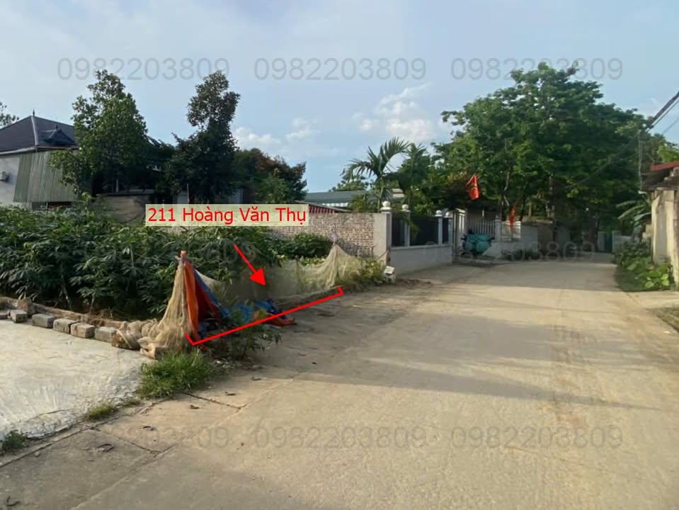 Đất thổ cư 211m² Hoàng Văn Thụ giá 2.213 tỷ - Cơ hội đầu tư tuyệt vời!