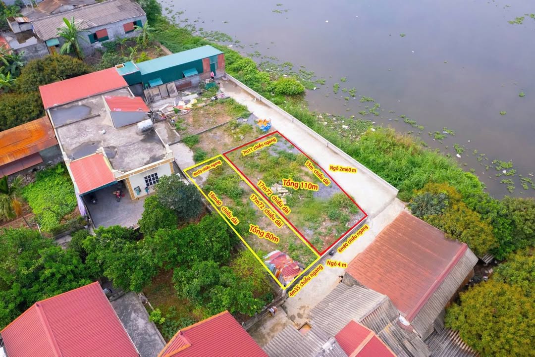 Đất thổ cư Vạn Kim, Mỹ Đức 52.4m² giá 800 triệu - View sông thoáng mát