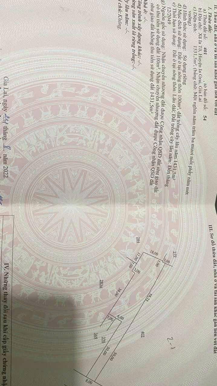 Đất nền 1.500m² tại xã Ia Tô, giá 480 triệu - Đầu tư sinh lời ngay!