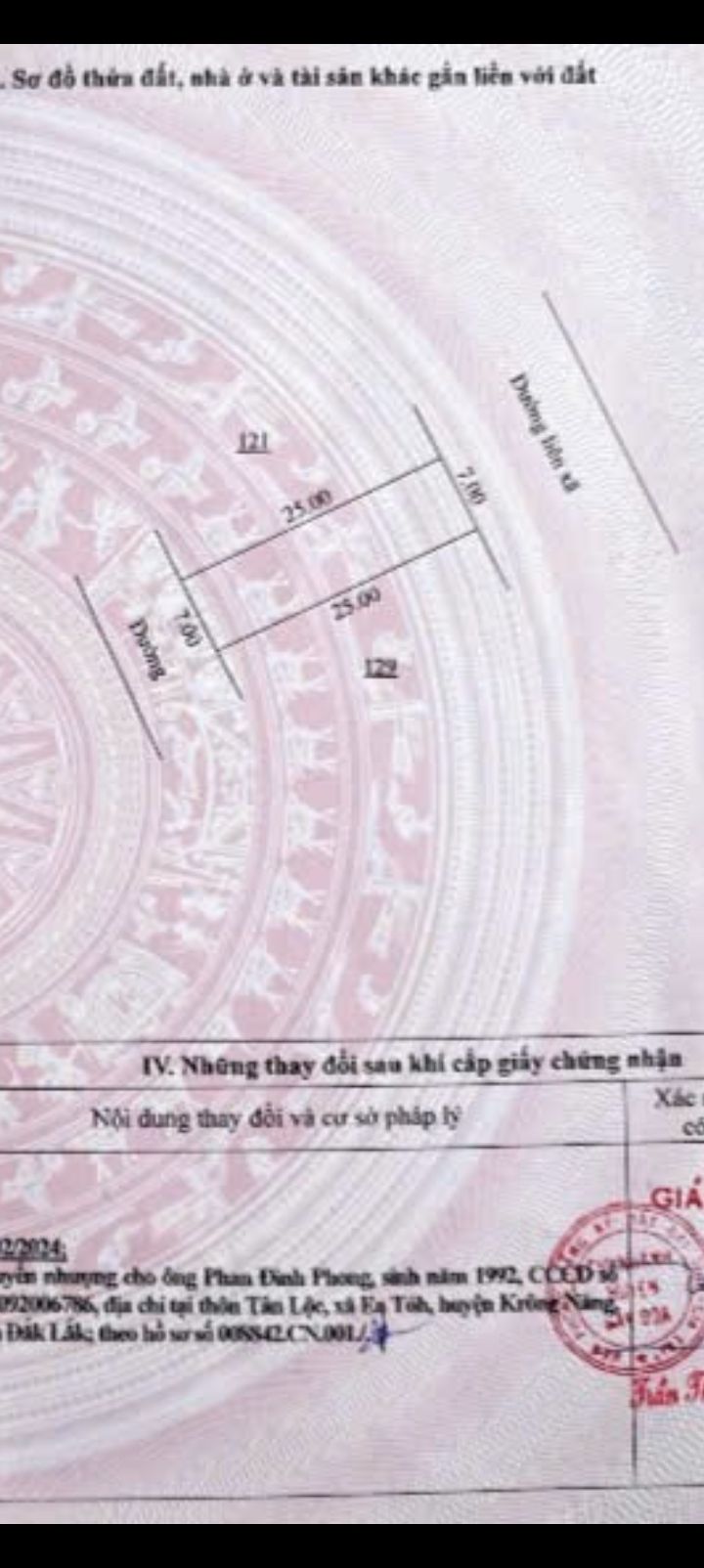 Đất thổ cư mặt đường liên xã HNol Đăk Đoa 175m² - Giá thỏa thuận hấp dẫn!