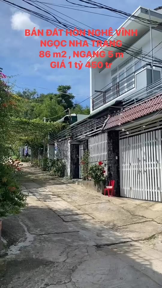 Bán đất hẻm đường Vũ Ngọc Nhạ, Vĩnh Ngọc, 86.7m² giá 1.45 tỷ - Đường ô tô đi lại thoải mái!
