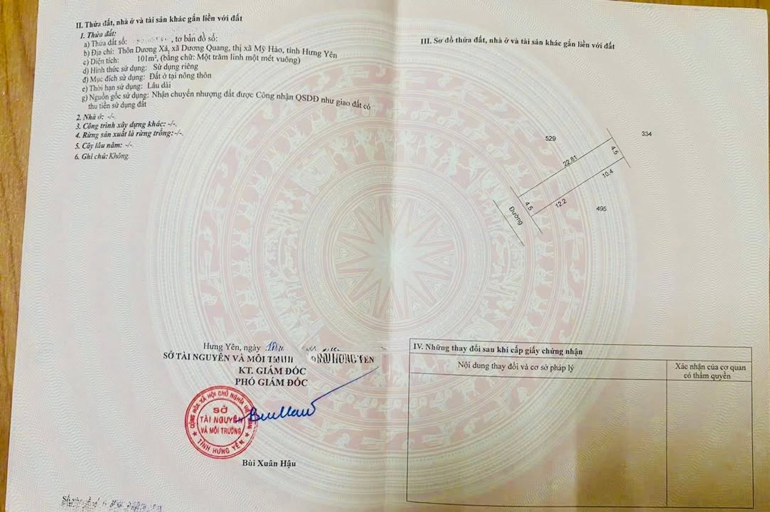 Đất nền Dương Xá, Dương Quang, Mỹ Hào 101m² giá chỉ hơn 2 tỷ - Đầu tư sinh lời ngay!