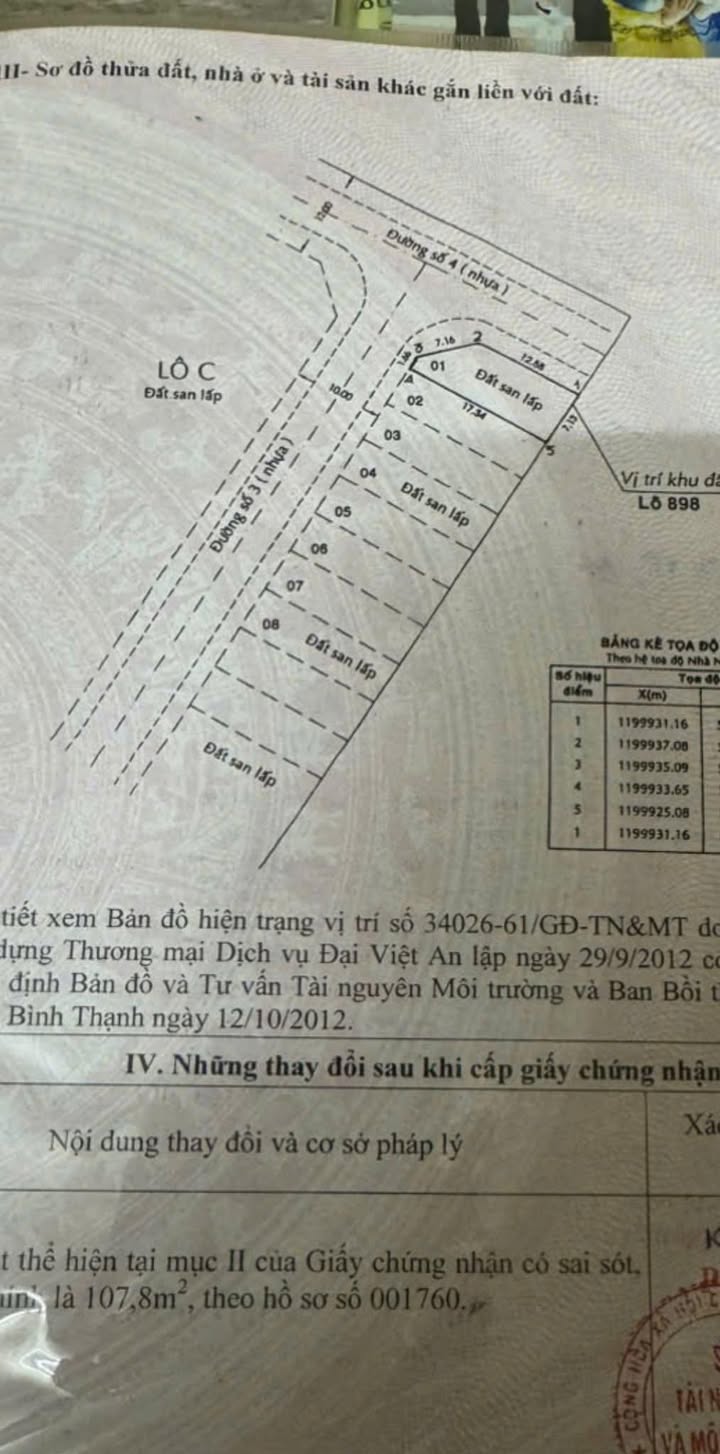 Đất thổ cư 108m² tại khu dân cư Bà Điểm, Hóc Môn - Giá chỉ 4.7 tỷ!
