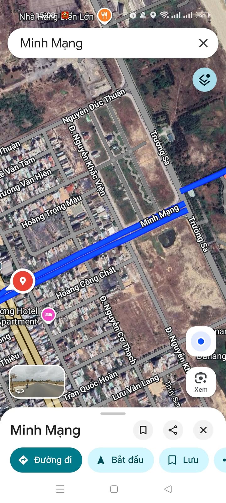 Đất nền lô góc 2 mặt tiền đường Minh Mạng, Đà Nẵng 669m² giá 50 tỷ - Tiềm năng đầu tư lớn!