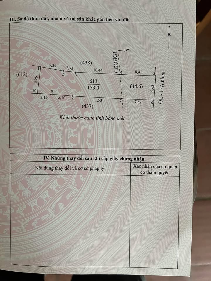 Đất mặt tiền Quốc lộ 15, Tân Kỳ 165m² - Đầu tư kinh doanh tuyệt vời!
