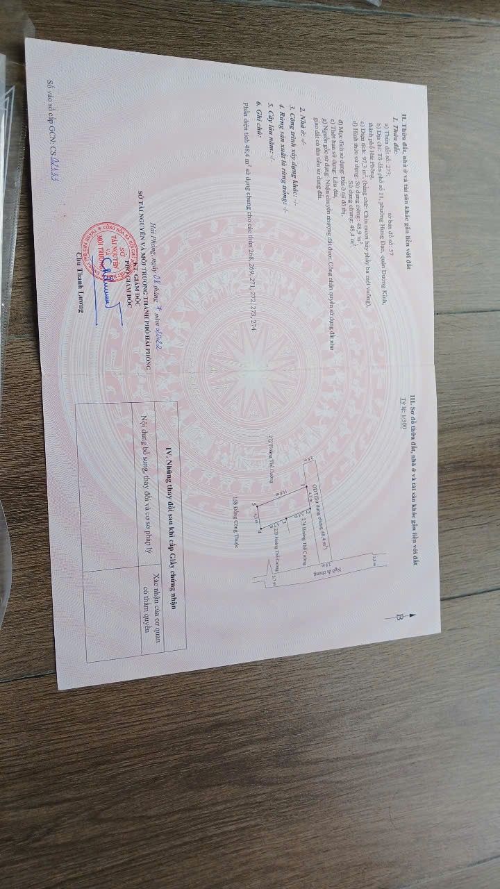 Đất Tiểu Trà Hưng Đạo 48,9m² giá 910 triệu - Đường ô tô vào tận nơi!