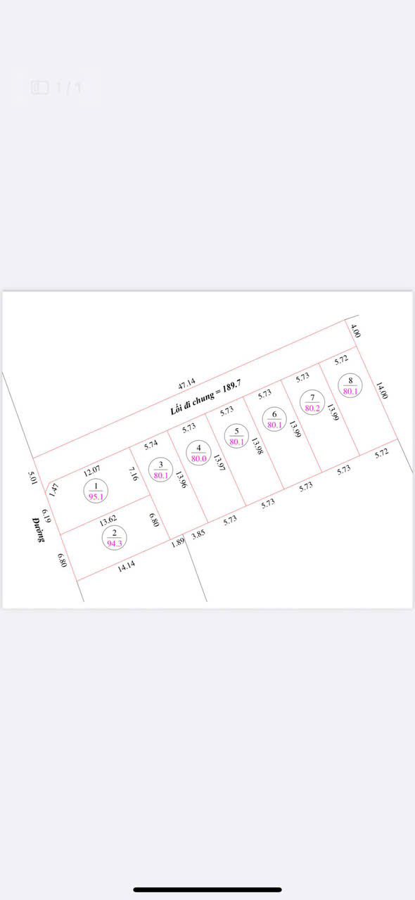 Đất nền Nghi Thạch 95m² giá chỉ 1xxx triệu - Mặt bằng đẹp, thuận tiện giao thông!