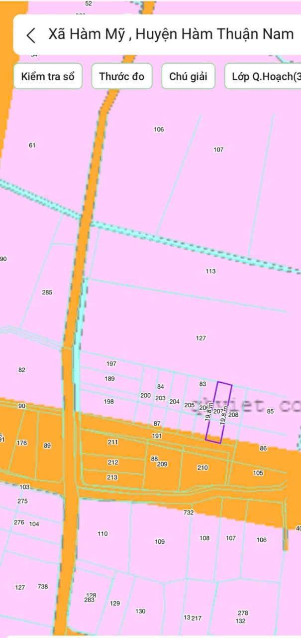 Đất thổ cư Hàm Mỹ, Hàm Thuận Nam 500m² giá 750 triệu - Sổ hồng chính chủ!