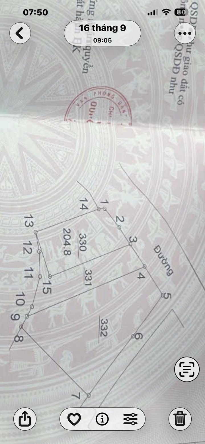 Đất thổ cư xã Phú Cát, Quốc Oai 204m² giá 5.12 tỷ - Cơ hội đầu tư hấp dẫn!