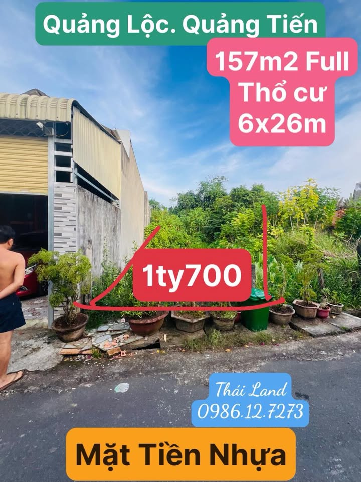 Đất thổ cư 157m² Trảng Bom - Sổ riêng, giá chỉ 1.7 tỷ!