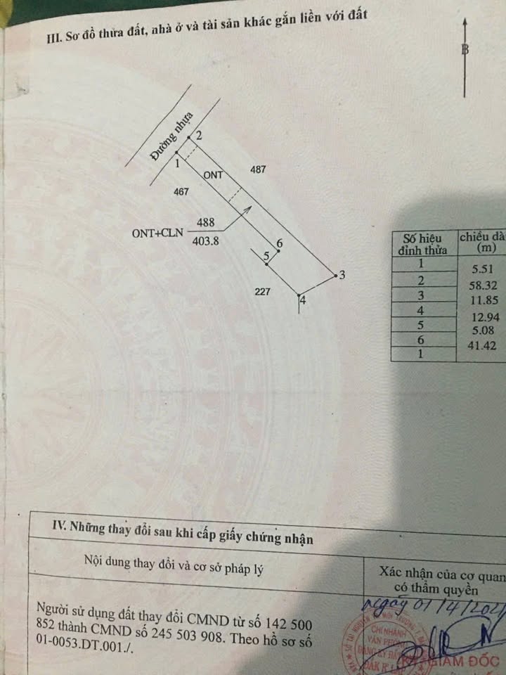 Đất nền thôn 4 Nhân Cơ 660m² giá chỉ 450 triệu - Đầu tư sinh lời ngay!