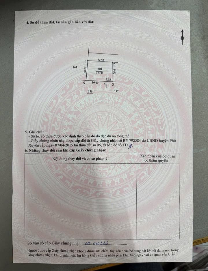 Đất đấu giá Khai Thái, Phú Xuyên 129m² - Giá tốt nhất thị trường!