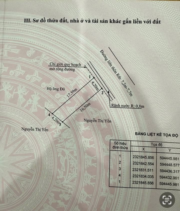 Đất mặt đường chính Liên Khê, Hải Phòng 70,7m² - Kinh doanh thuận lợi, sẵn sổ đỏ!