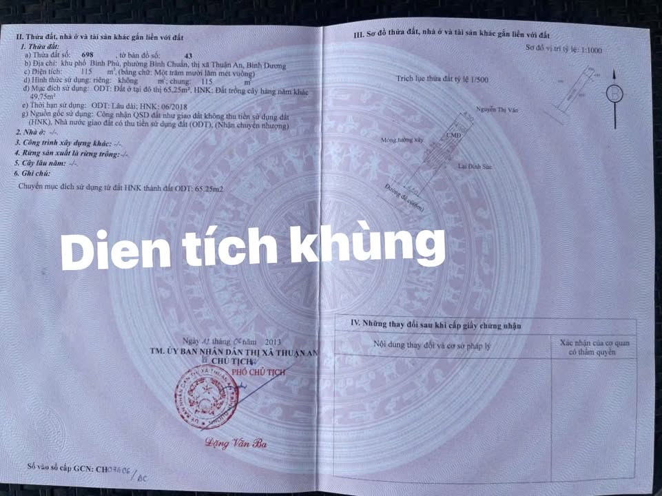 Đất nền Bình Chuẩn 117m² giá 2.47 tỷ - Đầu tư sinh lời tuyệt vời!