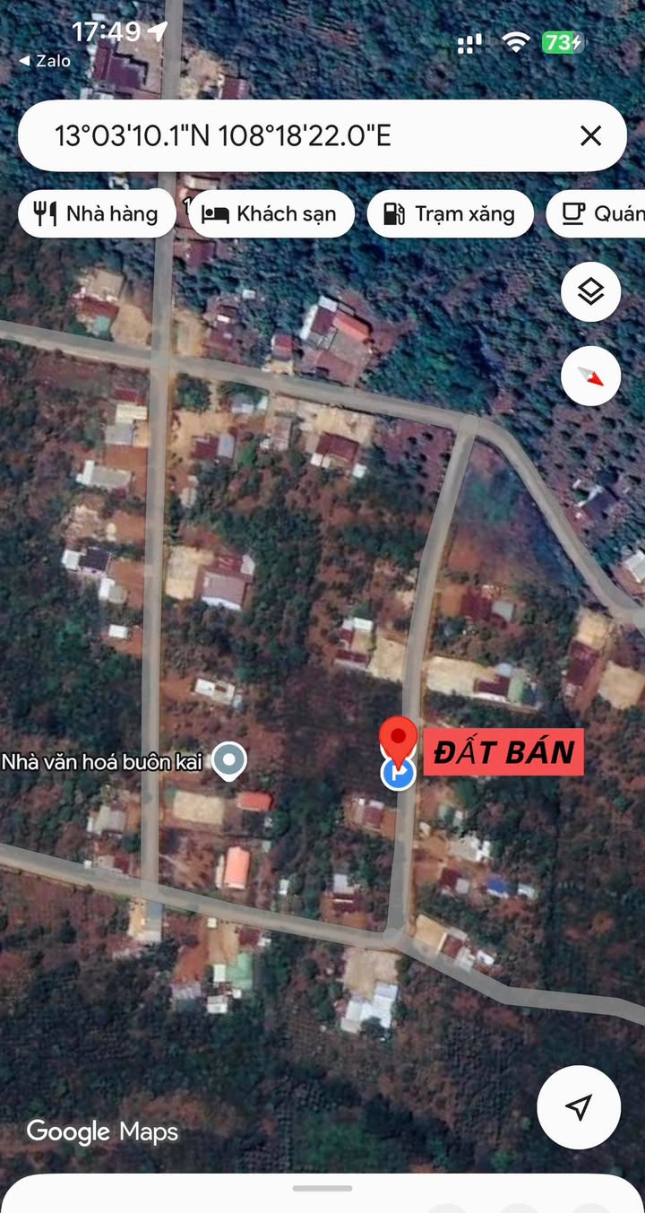 Đất nền xã Ea Tóh, huyện Krông Năng, Đắk Lắk 384m² giá 399 triệu - Sổ đỏ chính chủ!