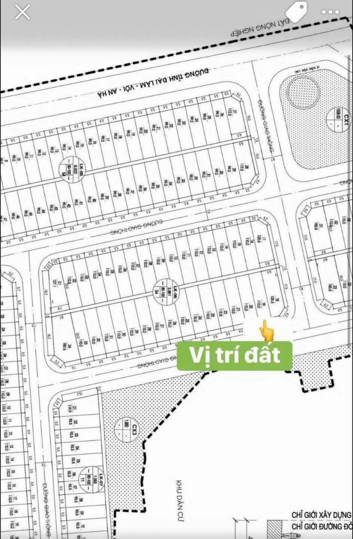 Đất đấu giá thôn Hậu Đại Lâm 110m² giá chỉ từ 2 tỷ - Cơ hội đầu tư tuyệt vời!