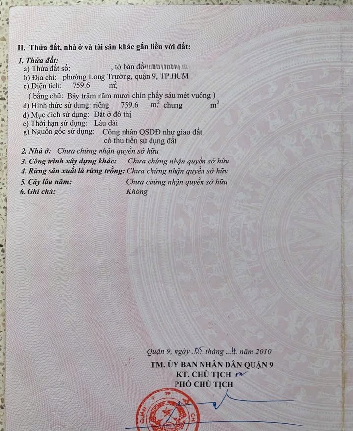 Đất 2 mặt tiền Lã Xuân Oai, Thủ Đức 760m² giá 29.64 tỷ - Cơ hội đầu tư tuyệt vời!