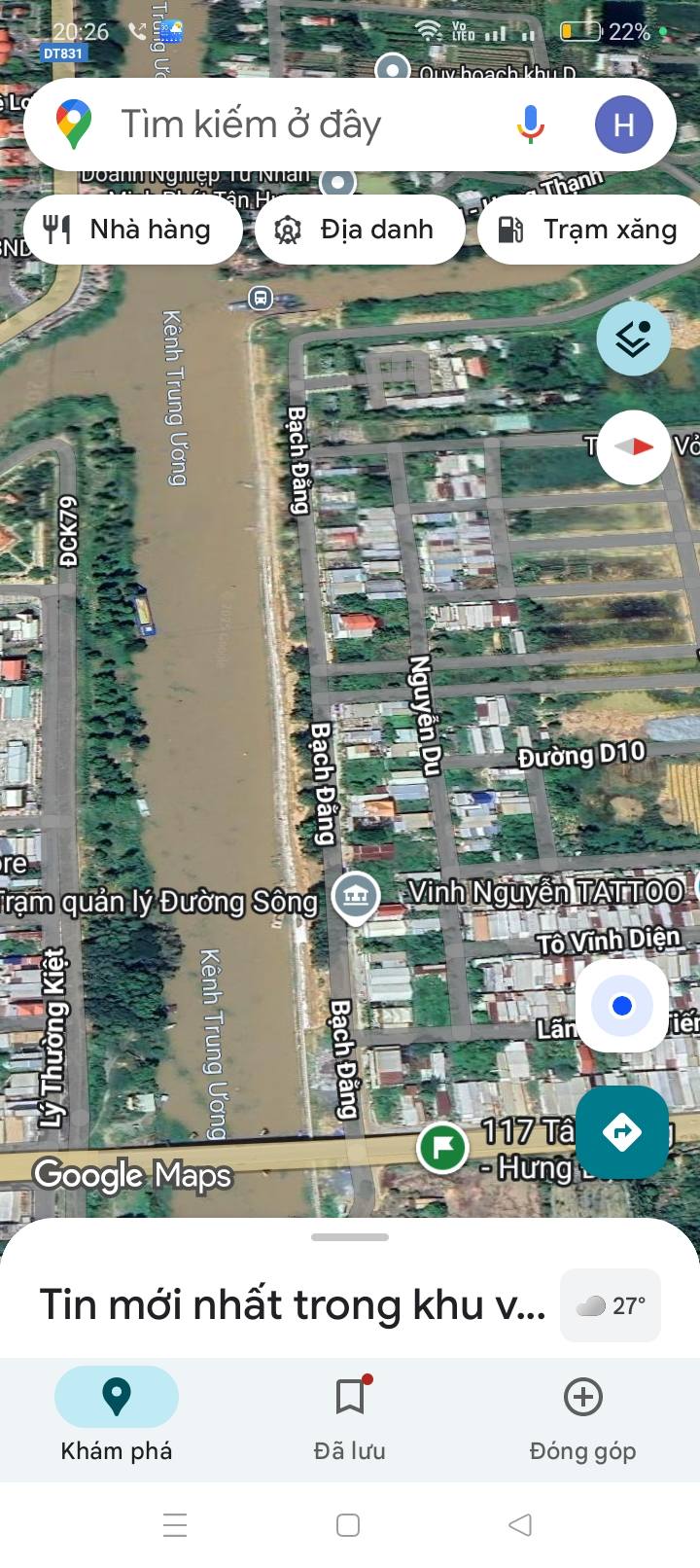 Đất nền đẹp mặt tiền kênh Trung ương Tân Hưng 200m² giá 1.4 tỷ - Đầu tư sinh lời ngay!