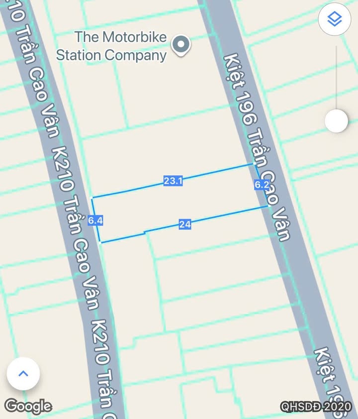 Đất 2 mặt kiệt ô tô Trần Cao Vân 144m² giá 8 tỷ - Cơ hội đầu tư tốt!