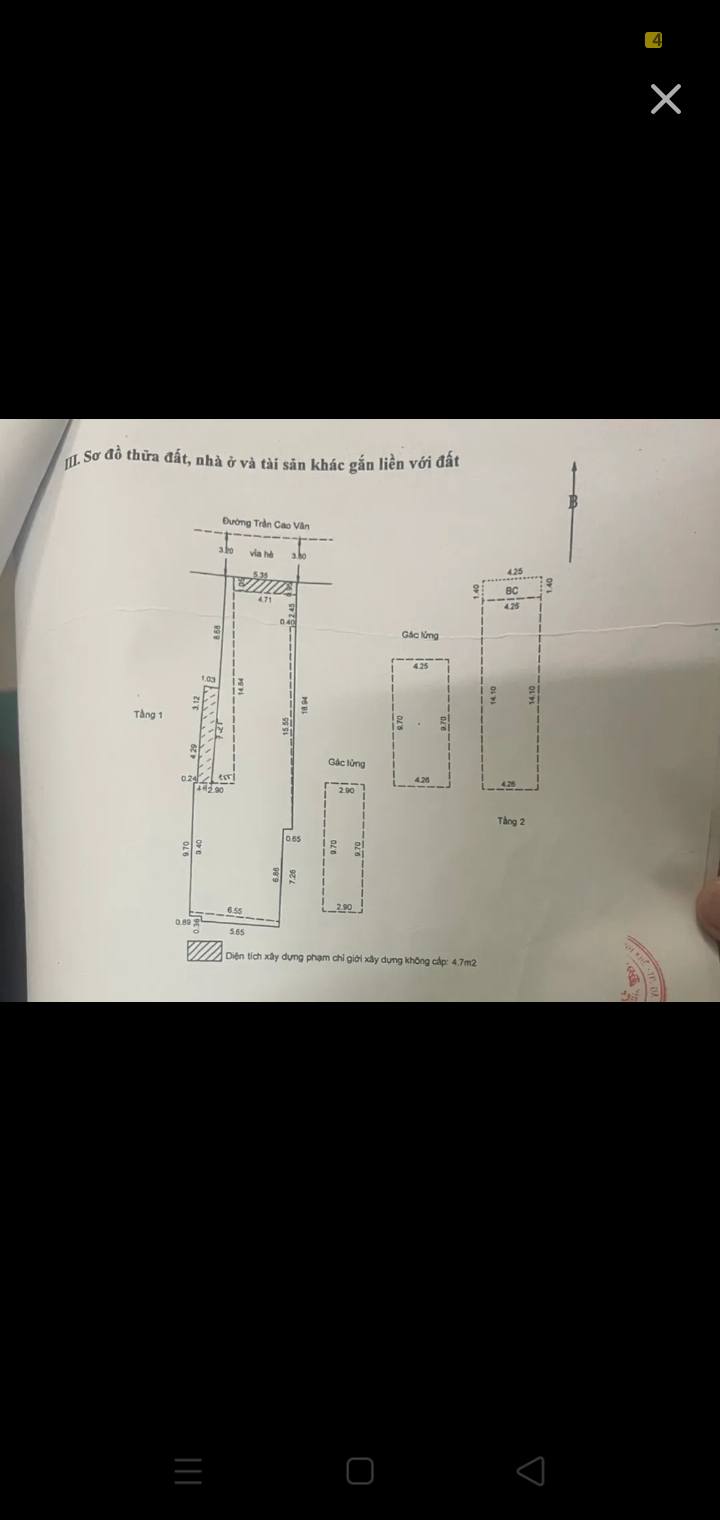 Bán gấp FrontHouse mặt tiền Trần Cao Vân 166m² giá 19.2 tỷ - Kinh doanh đỉnh cao!