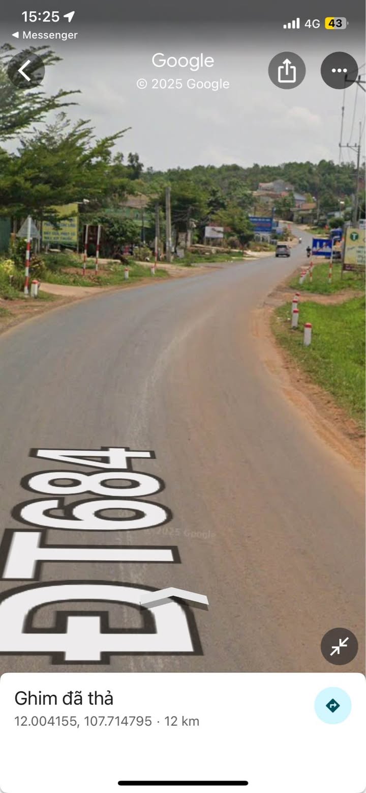 Đất thổ cư mặt tiền đường Trần Phú, Nghĩa Đức, Đắk Song 400m² giá 2.85 tỷ - Đầu tư sinh lời cao!