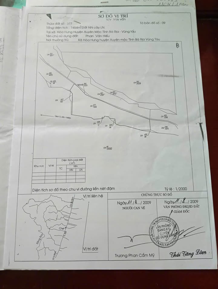 Đất nền Hòa Hội Xuyên Mộc 10.800m² giá chỉ 350 triệu - Đầu tư sinh lời ngay!