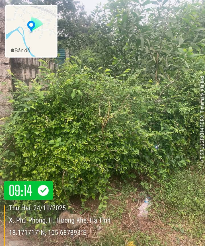 Đất nền xóm 2 Phú Phong, Hương Khê 189m² giá chỉ 1 tỷ - Đầu tư sinh lời!