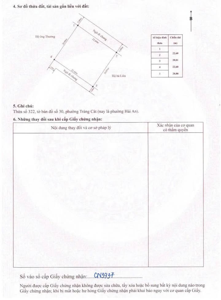 Đất thổ cư 452m² tại Tràng Cát - Tiềm năng đầu tư lớn với giá chỉ 13.334 tỷ!