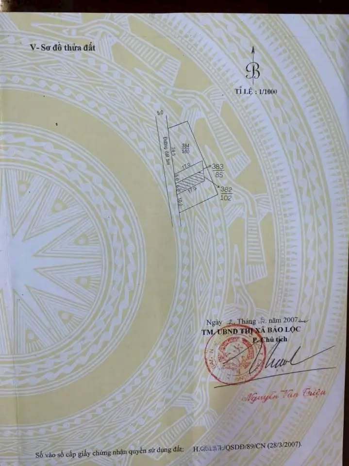 Đất thổ cư mặt tiền Trần Quý Cáp, Đà Lạt 102m² giá 1.4 tỷ - Đầu tư lý tưởng!