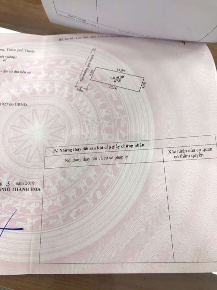 Nhà phố Thành Thái, TP Thanh Hóa 70m² giá 4 tỷ - Sổ đỏ chính chủ