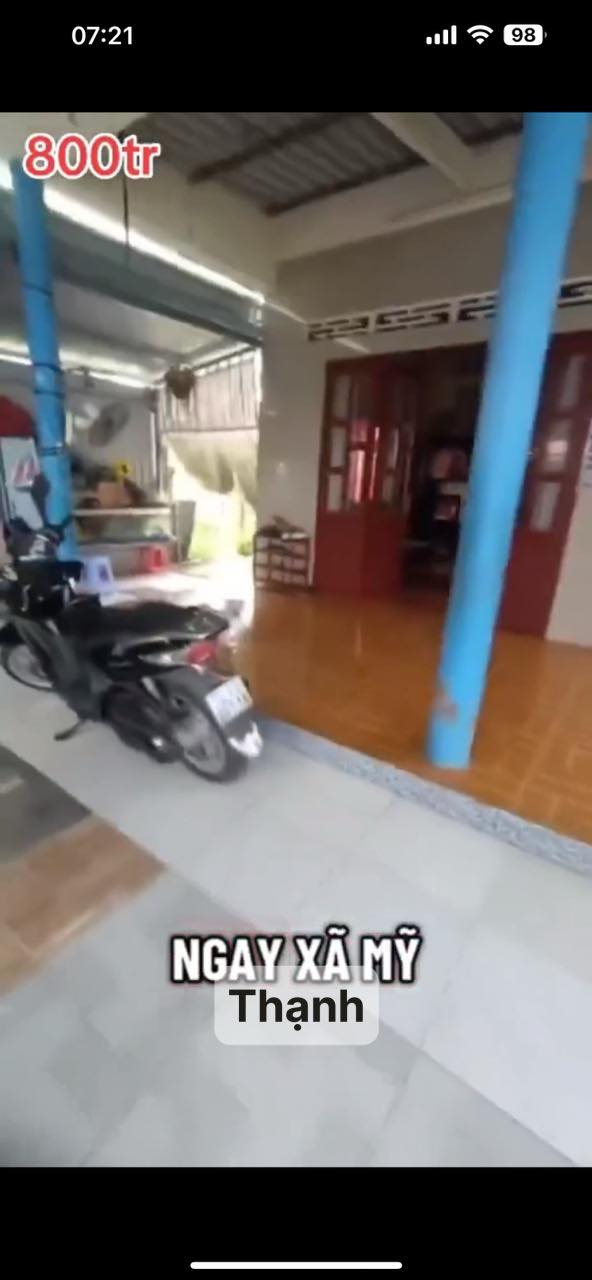 Nhà cấp 4 Thủ Thừa 262m² chỉ 800 triệu - Cơ hội hiếm có!