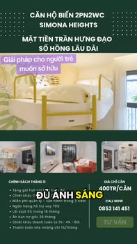 Căn hộ Simona Heights Quy Nhơn 65m² giá 800 triệu - Sở hữu ngay hôm nay!