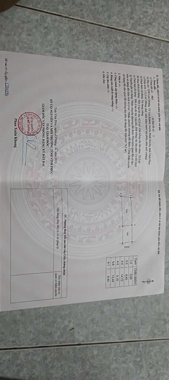 Đất Lưu Quang - TT Gia Khánh 112,5m² giá 1,1 tỷ - Đường nhựa thông thoáng!