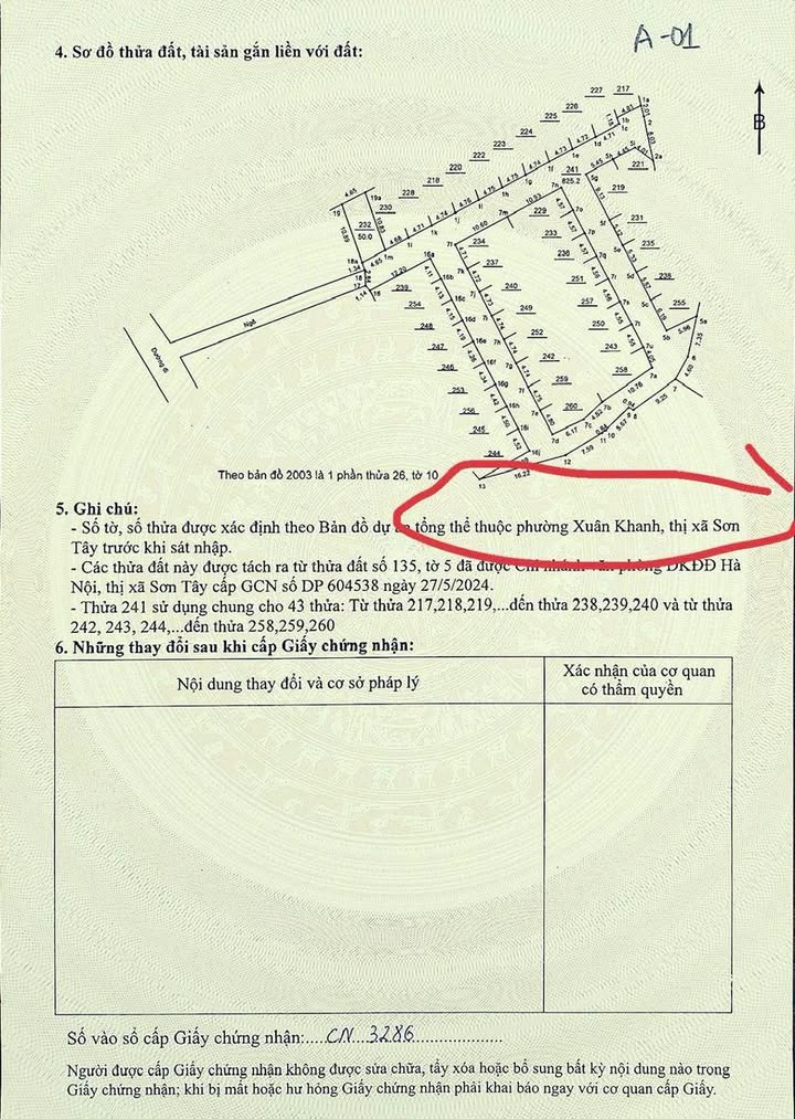 Đất nền Xuân Khanh, Sơn Tây 50m² giá 3 tỷ - Sổ đỏ chính chủ!