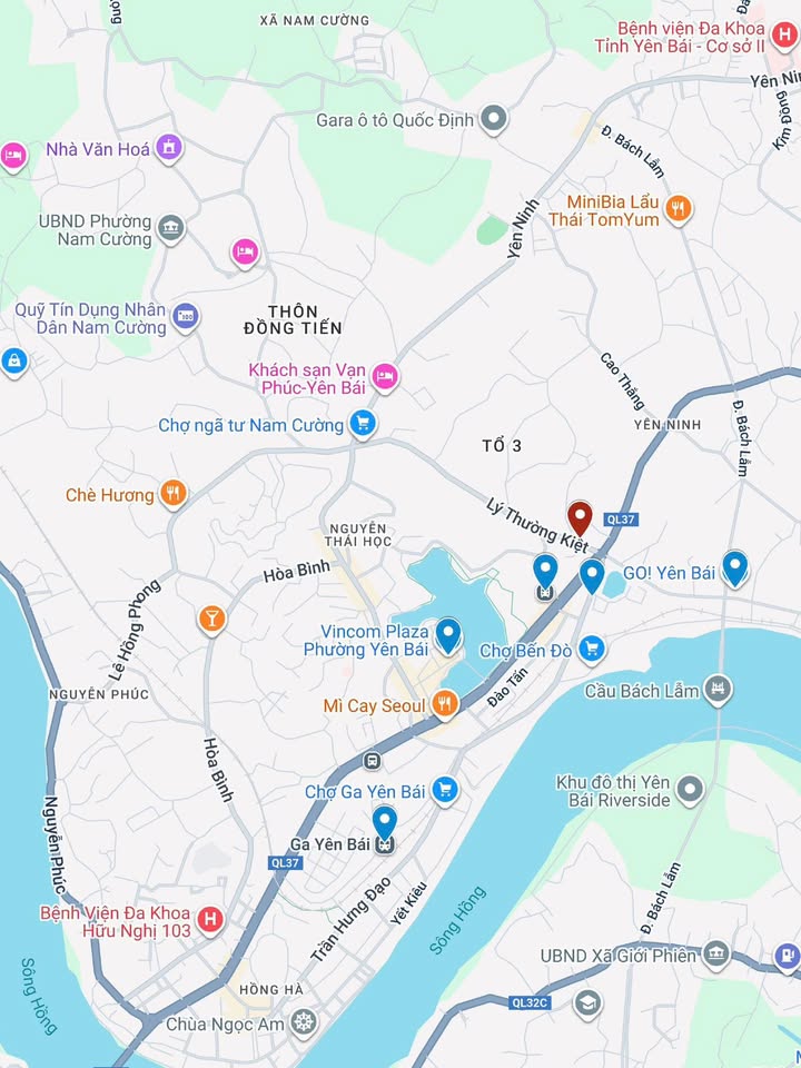 Đất mặt tiền Lý Thường Kiệt, Yên Bái 160m² giá 4 tỷ - Kinh doanh thuận lợi!