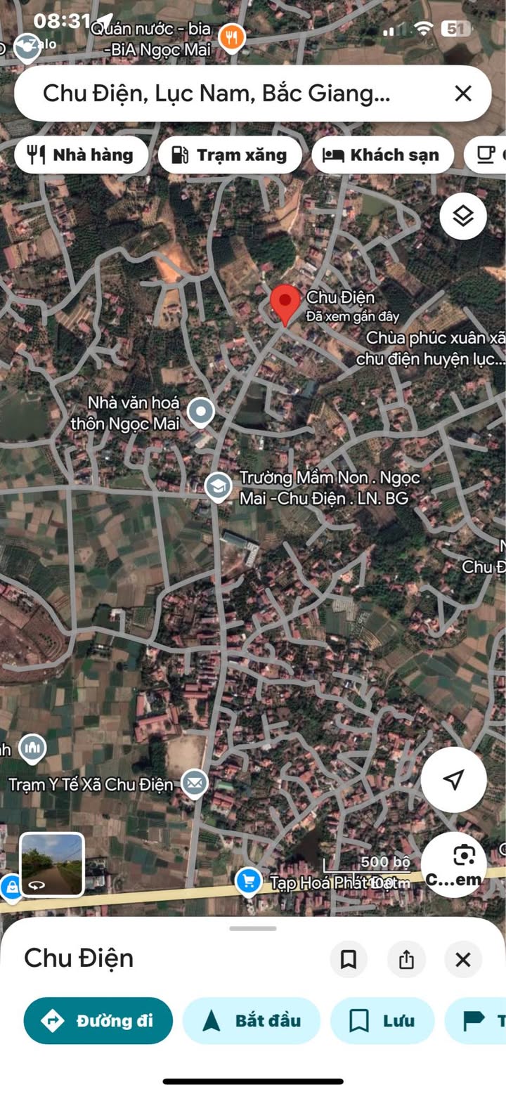 Đất thổ cư xã Chu Điện 132m² giá 1.1 tỷ - Khu vực đông dân cư, kinh doanh sầm uất!