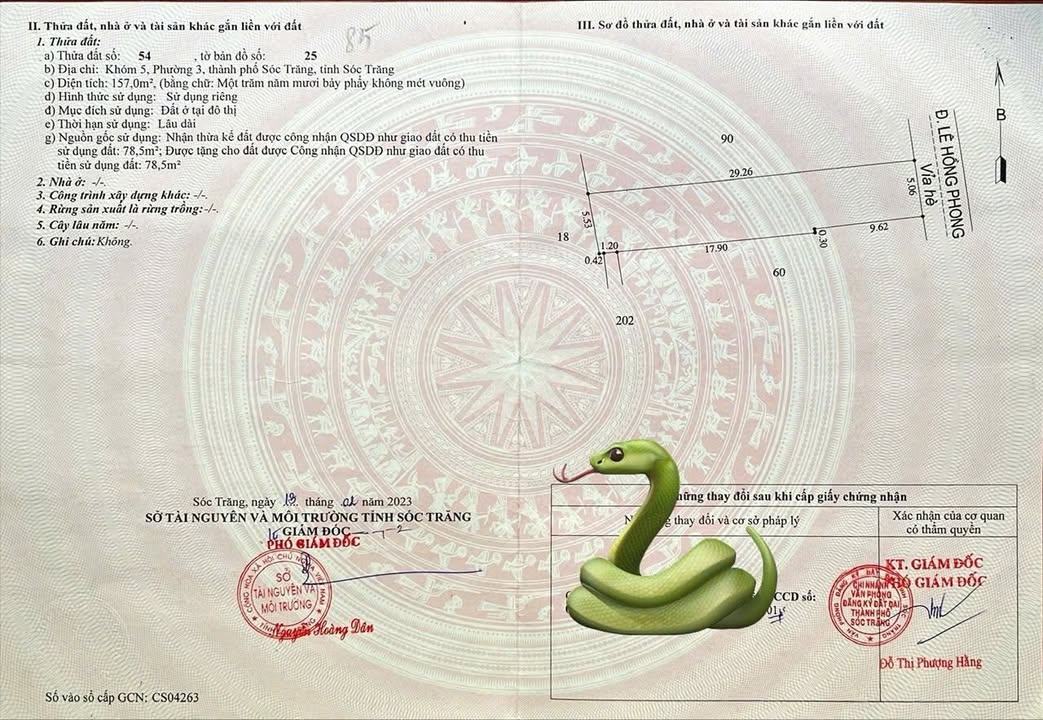 Nhà Mặt Tiền Lê Hồng Phong, Sóc Trăng 145m² giá 8.5 tỷ - Đầu tư sinh lời ngay!