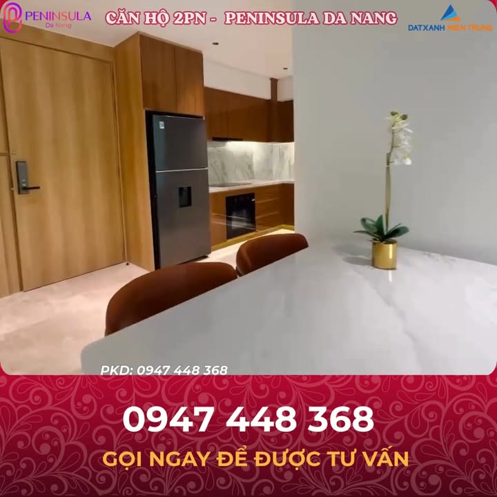 Căn hộ 2PN Peninsula Đà Nẵng 72m² giá 58 triệu/m² - Chiết khấu cao từ chủ đầu tư!