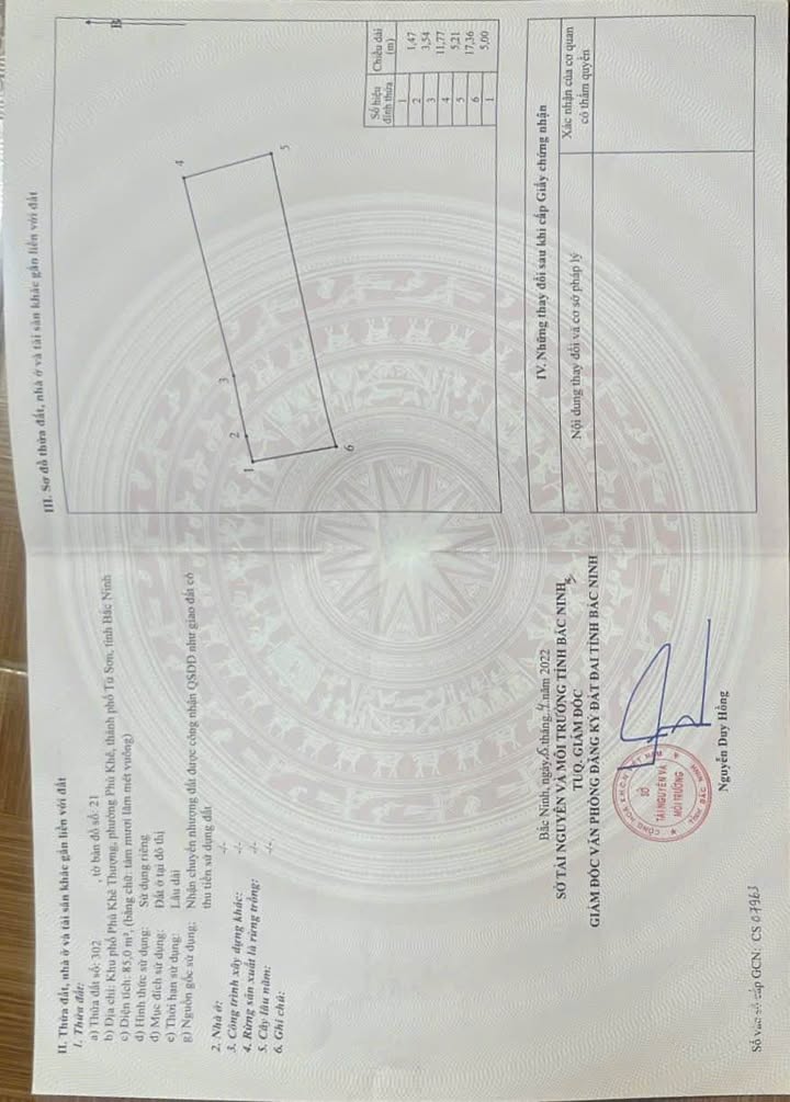 Lô đất Phù Khê, Từ Sơn 85m² giá 2 tỷ - Cơ hội đầu tư hấp dẫn!