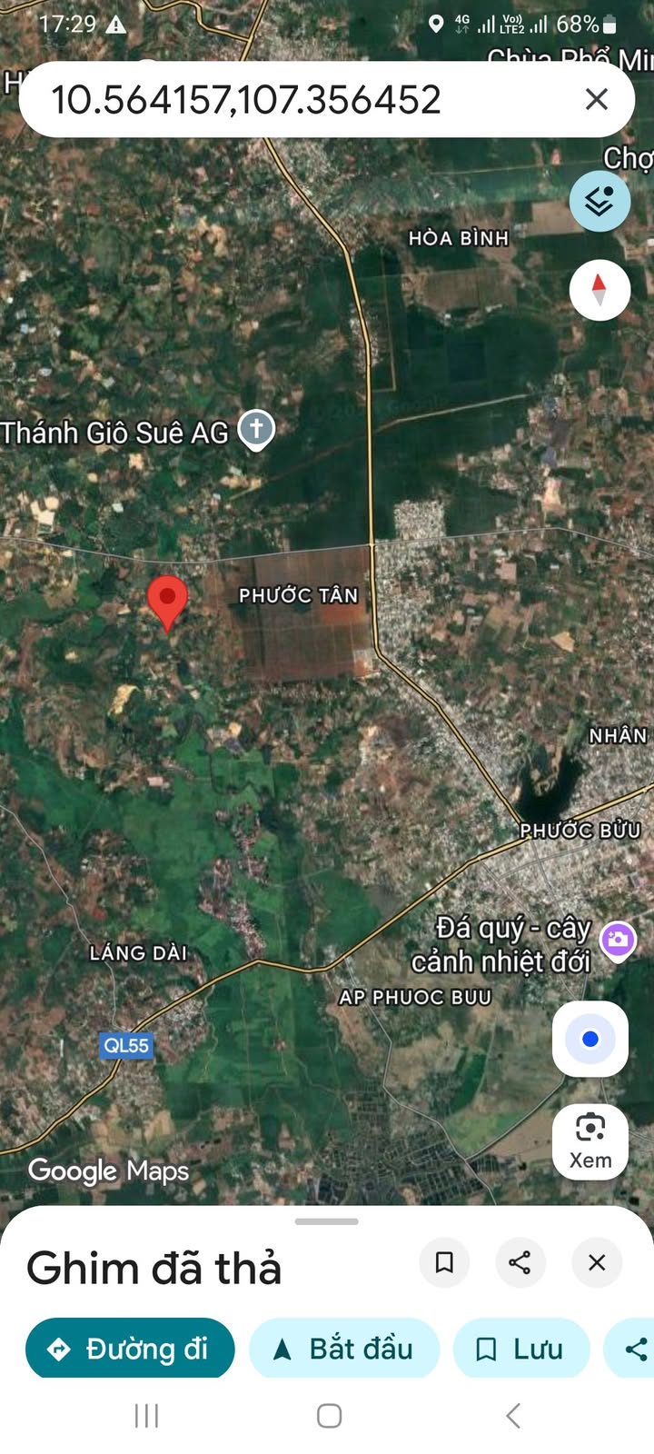 Đất Phước Tân Xuyên Mộc 3500m² giá 2.76 tỷ - Dễ dàng lên thổ cư!