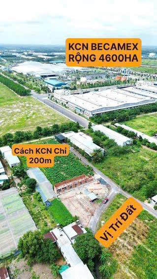 Đất nền ngay KCN Becamex 100m² giá 850 triệu - Sổ hồng chính chủ!