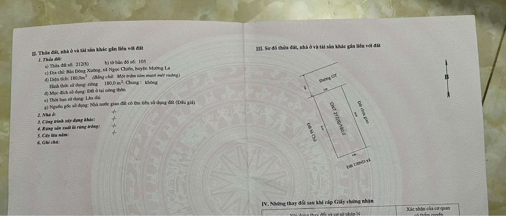 Đất nền đẹp Ngọc Chiến, Mường La 780m² giá 2.5 tỷ - Đầu tư sinh lời cho khách sạn!