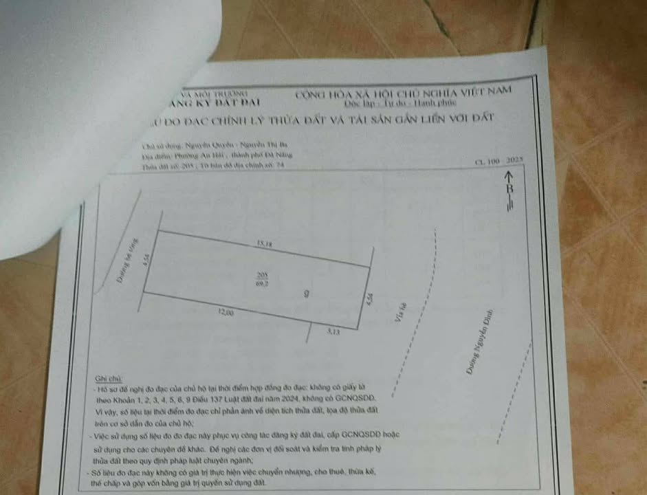 Đất mặt tiền Nguyễn Đình 70m² giá 10 tỷ - Đầu tư sinh lời ngay gần biển!