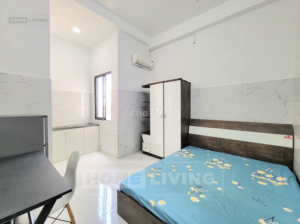 🌈 Studio cửa sổ full nội thất ngay Gigamall Phạm Văn Đồng - Giá 4,5tr