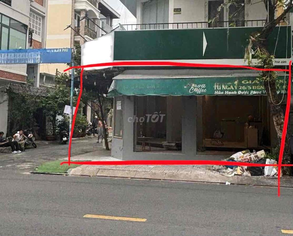 Cho thuê mặt bằng góc 2 mặt tiền Đường Trương Vĩnh Ký, 72m² - Kinh doanh thuận lợi!