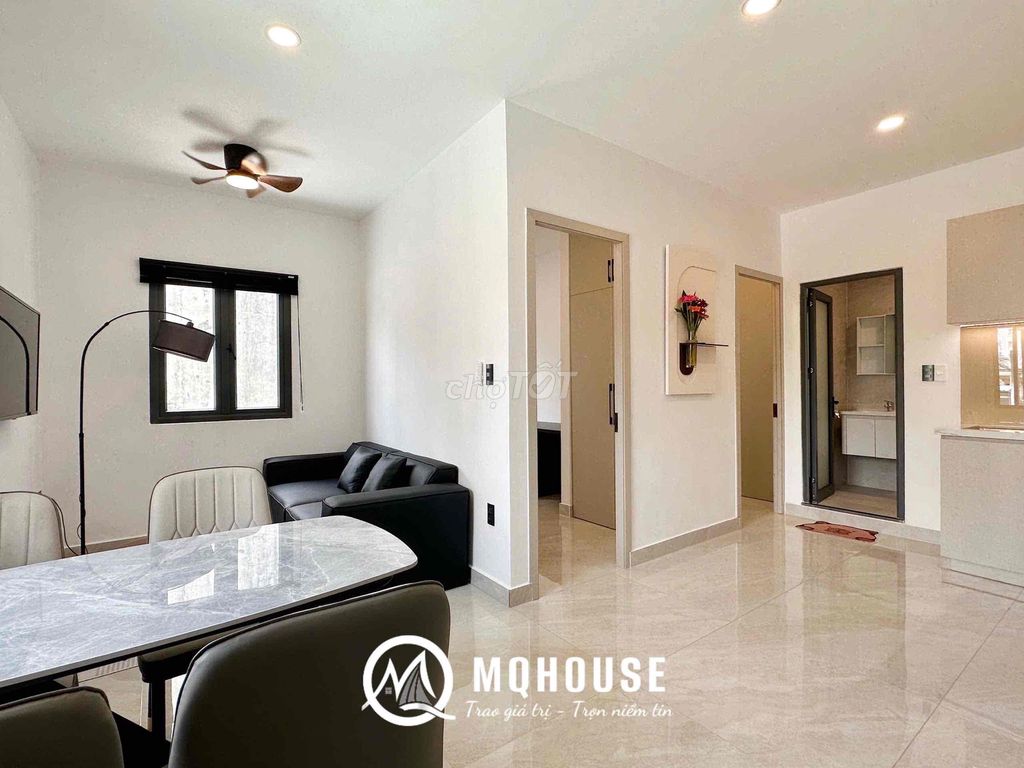 Căn hộ 2PN 50m² giá 12 triệu - Full nội thất, an ninh 24/7 gần sân bay!