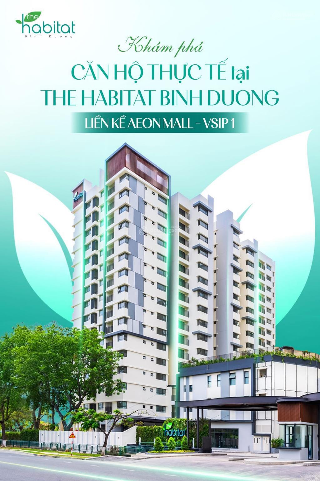 Căn hộ The Habitat Bình Dương 83m² giá chỉ 2.79 tỷ - Nhận nhà ngay chỉ cần thanh toán 30%!