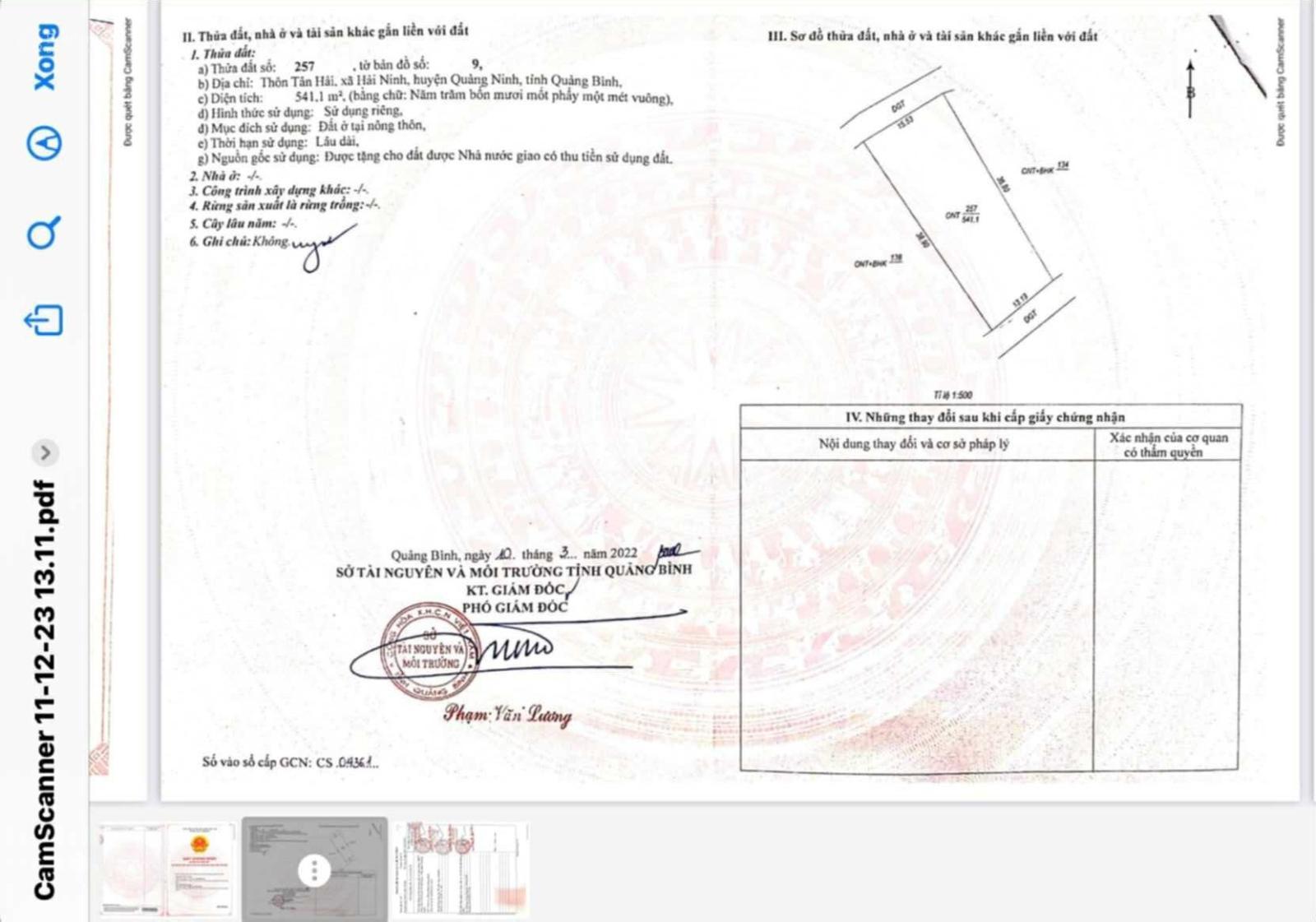 Đất biển Hải Ninh 540m² giá 2.5 tỷ - Đầu tư sinh lời ngay!